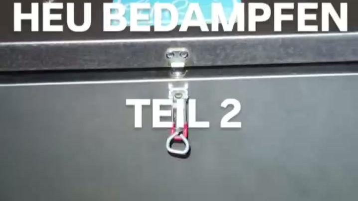 Heu Bedampfen Teil 2